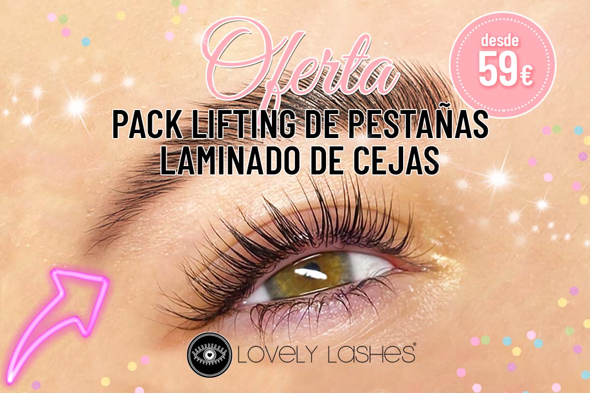 Oferta Pack Lifting de Pestañas Laminado de Cejas